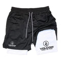 Men's 2-in-1 Printed Athletic Shorts | Sports, Running & Training