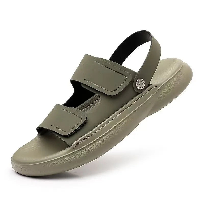 Men's Casual Breathable Sandals – Soft Sole, Non-Slip Beach & Outdoor Slides
