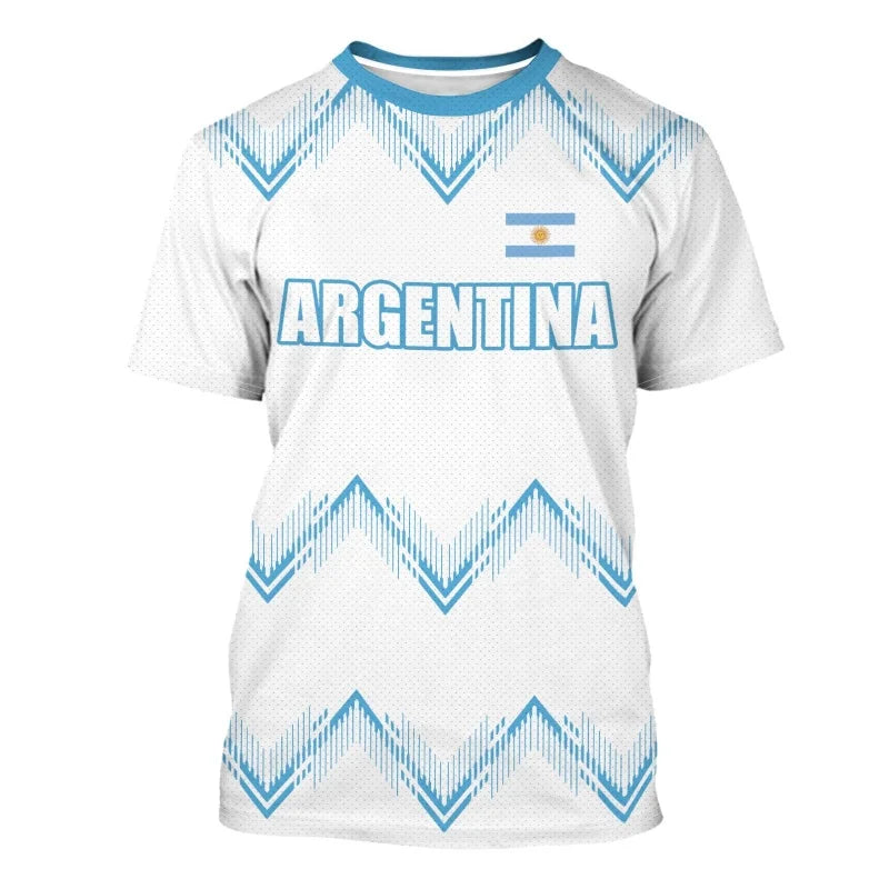 Argentina T-Shirt | Sun of May Patriotic Soccer Tee