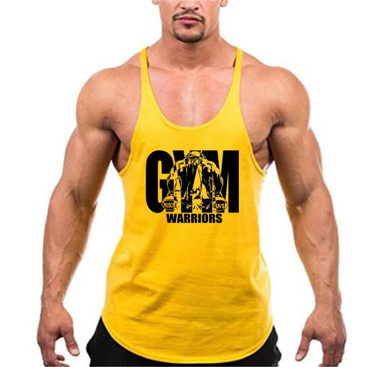 Men's Gym Tank Top – Breathable Cotton Muscle Vest