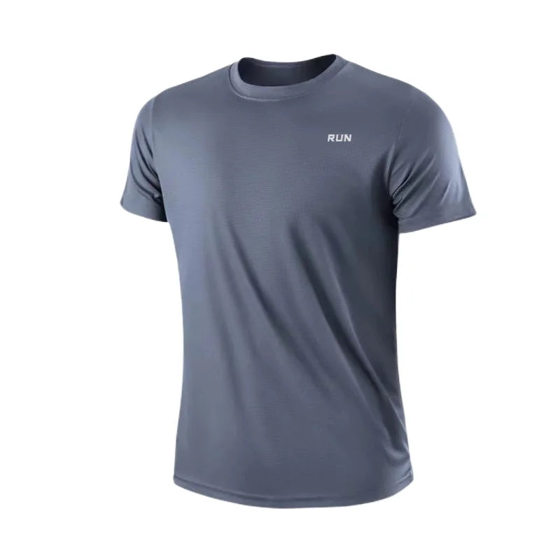 Men's Quick-Dry Gym T-Shirt | Moisture-Wicking Athletic Tee for Running & Training
