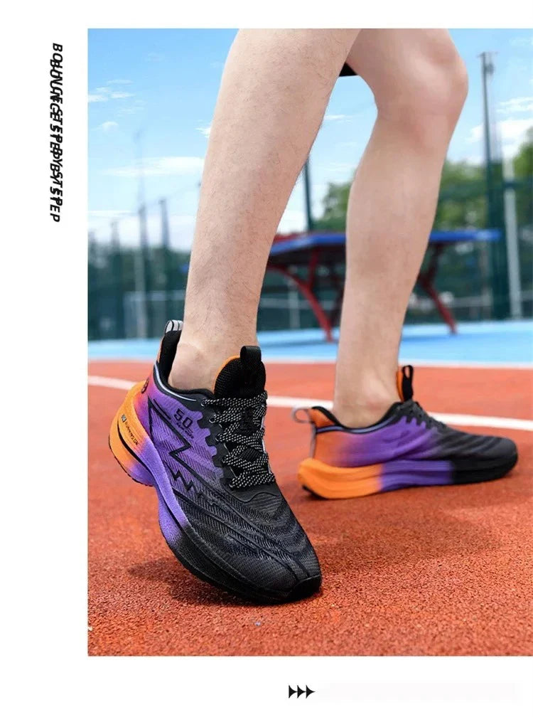 Carbon Plate Running Shoes – Lightweight, Breathable & Anti-Slip | Unisex