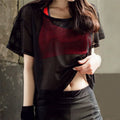 Women's Mesh Yoga Shirt – Sexy Short Sleeve Workout Top