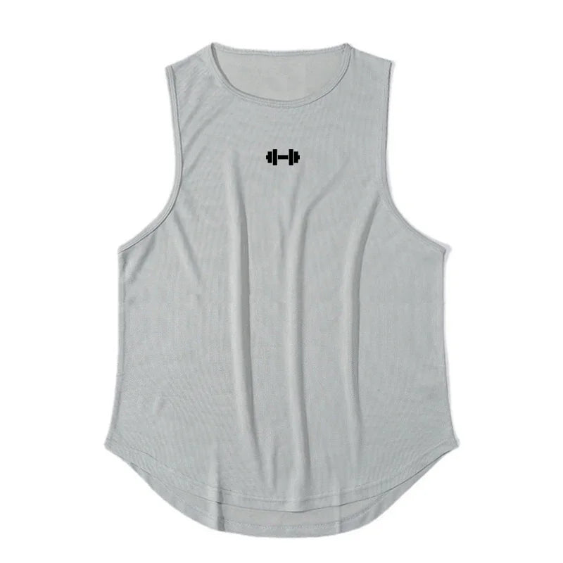 Men's Mesh Gym Tank Top – Breathable Bodybuilding Vest