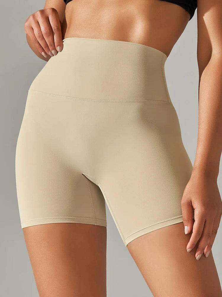 Women's High Waist Yoga Shorts | Squat-Proof Fitness & Gym Shorts