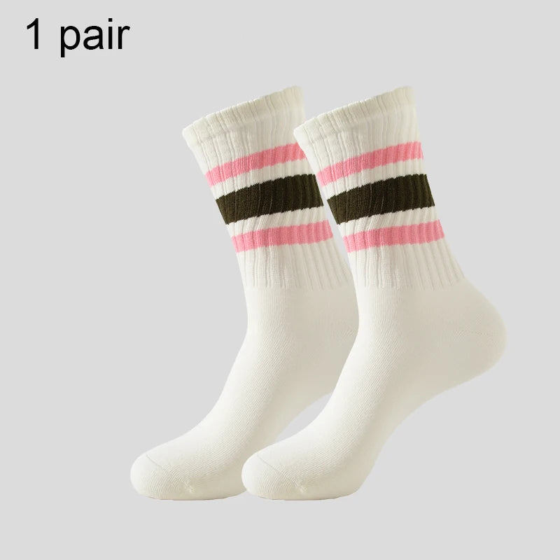 Men's & Women's Cotton Crew Socks – Casual, Running & Couple Socks