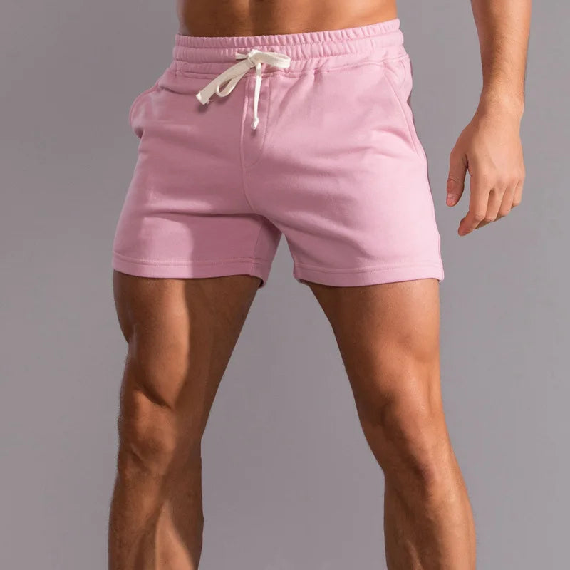 Men's 100% Cotton Drawstring Shorts | Gym, Beach & Casual Bermuda Shorts