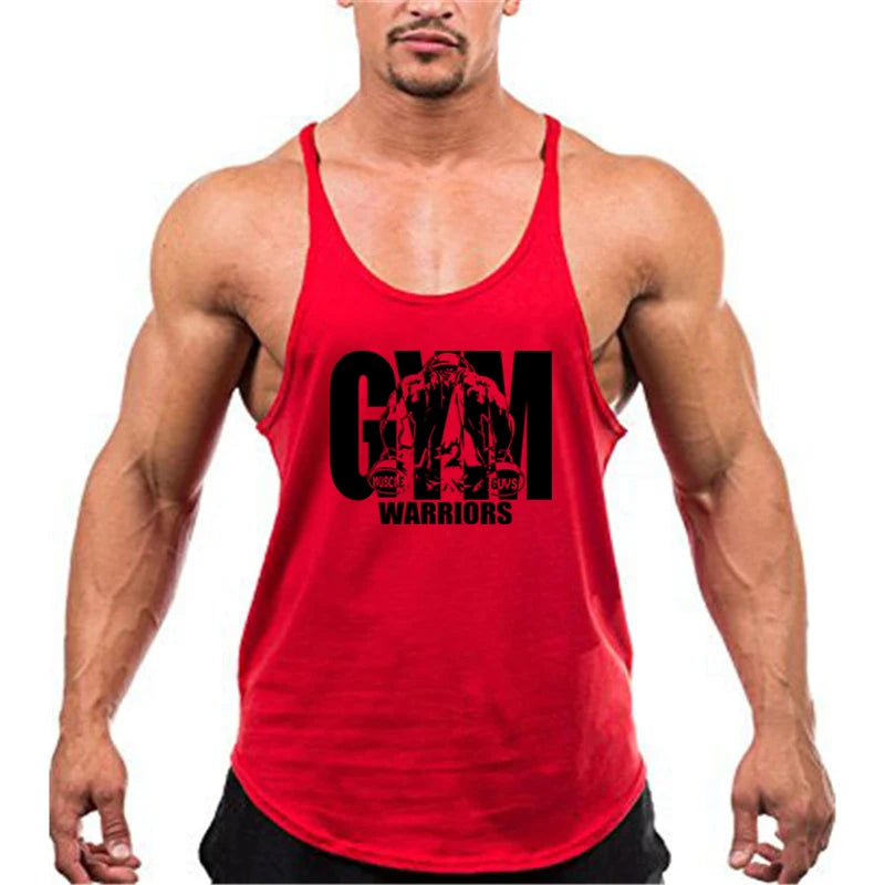 Men's Gym Tank Top – Breathable Cotton Muscle Vest
