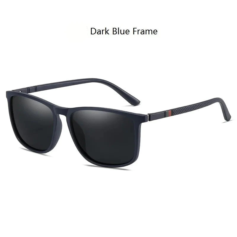 Polarized Vintage Square Sunglasses | TR90 Frame, Unisex Fashion Eyewear