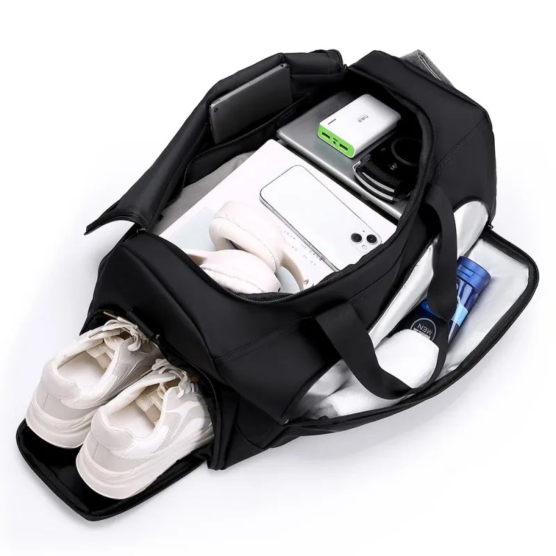 Sports Gym & Travel Duffel Bag – Large Capacity with Shoe Compartment