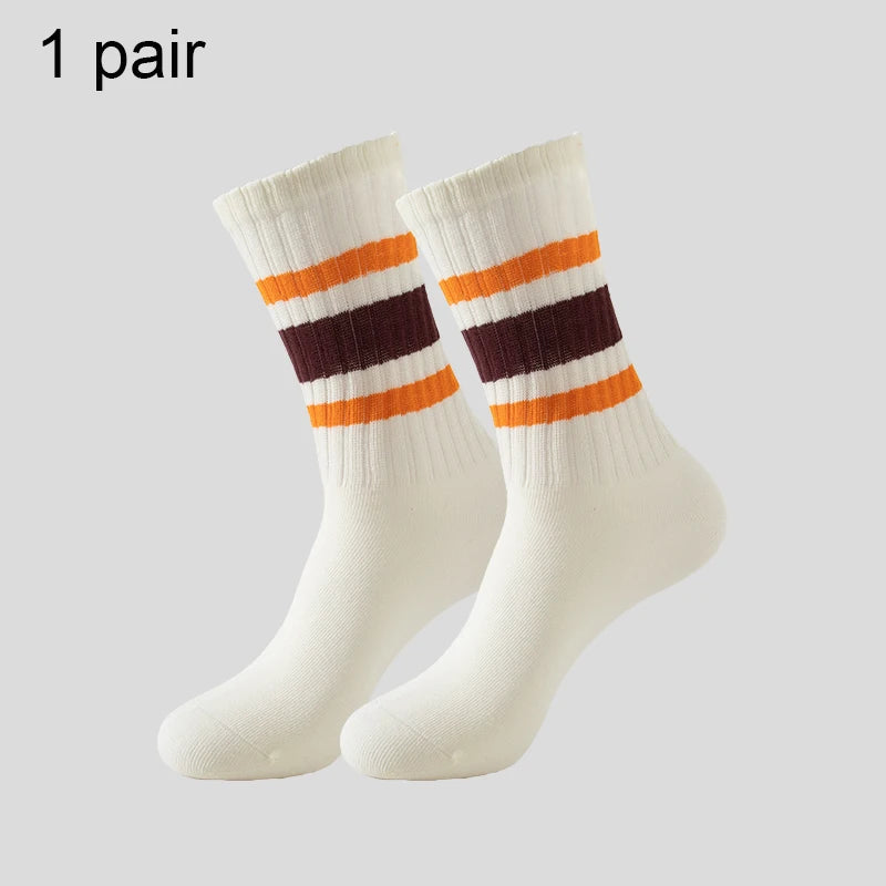 Men's & Women's Cotton Crew Socks – Casual, Running & Couple Socks