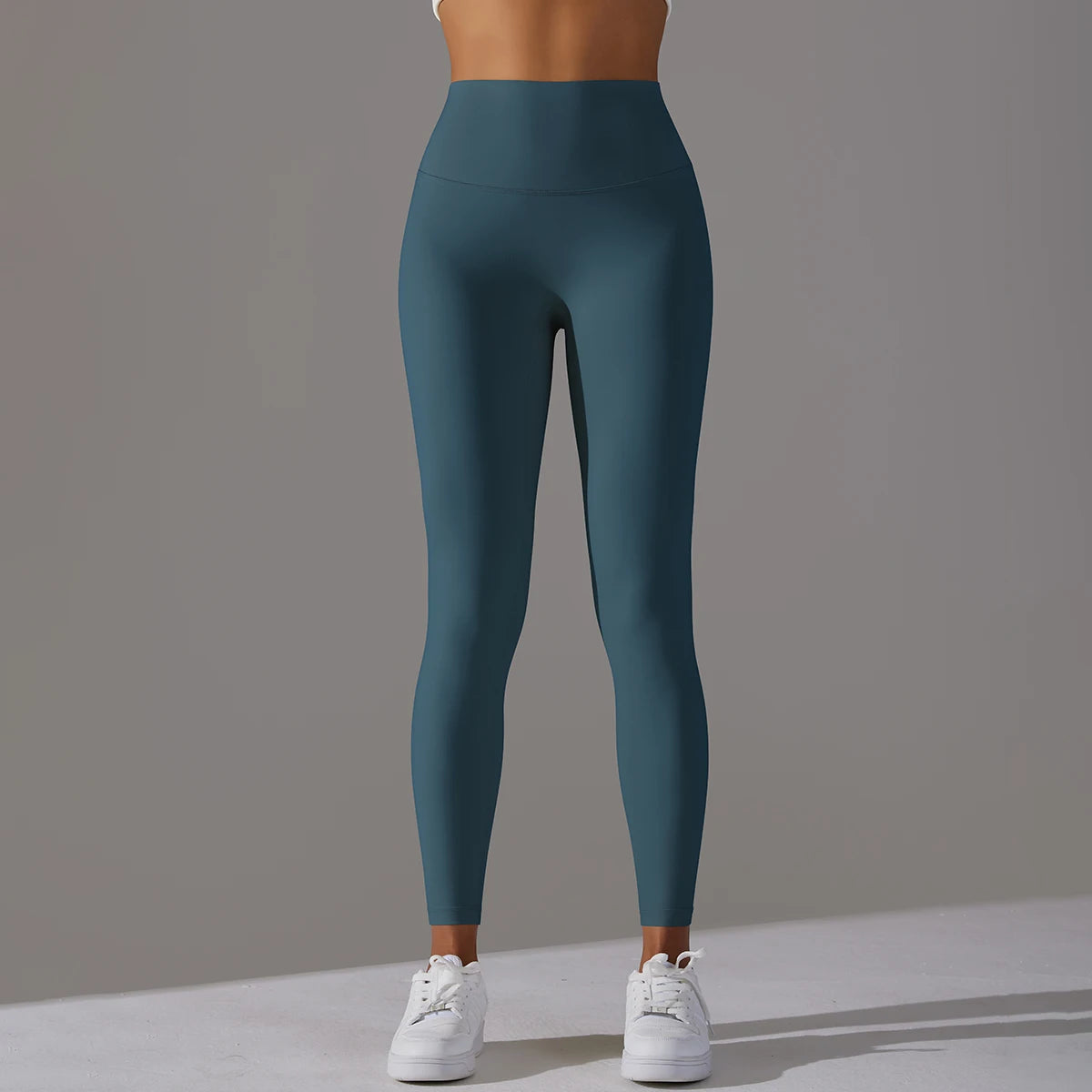 Women's High-Waist Seamless Leggings – Breathable Yoga, Running & Gym Pants (XS-XL, 30+ Colors)