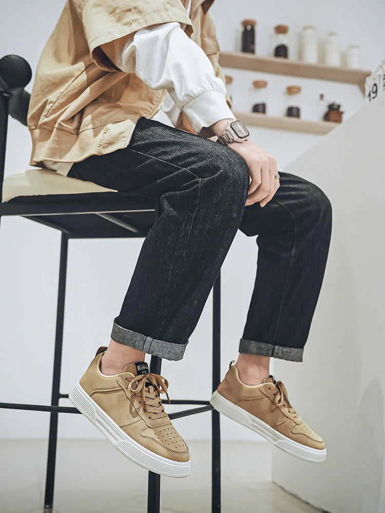 Men's Casual Skate Shoes – Lightweight Slip-Resistant Sneakers