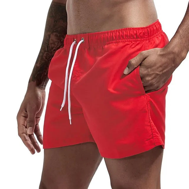 Men's Quick-Dry Running Shorts – Mesh Lining, Zipper Pocket & Drawstring for Gym & Outdoor Fitness