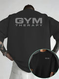 Gym Therapy Minimalist Print T-Shirt | 100% Cotton Men's Tee