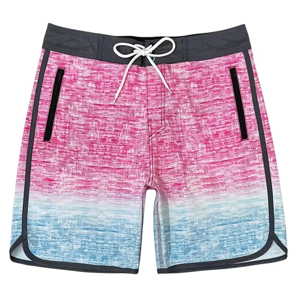 Men's Quick-Dry Surf Shorts | Beach Vacation Swim Trunks | Digital Print