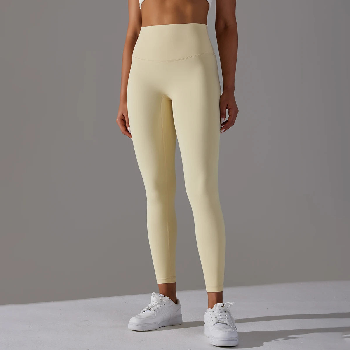 Women's High-Waist Seamless Leggings – Breathable Yoga, Running & Gym Pants (XS-XL, 30+ Colors)