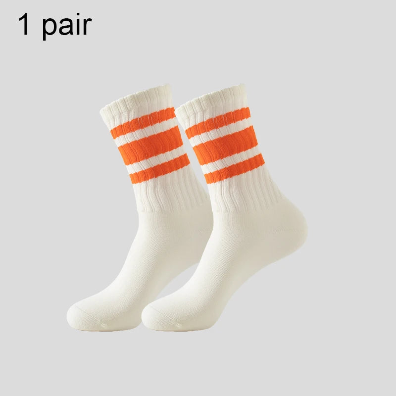 Men's & Women's Cotton Crew Socks – Casual, Running & Couple Socks