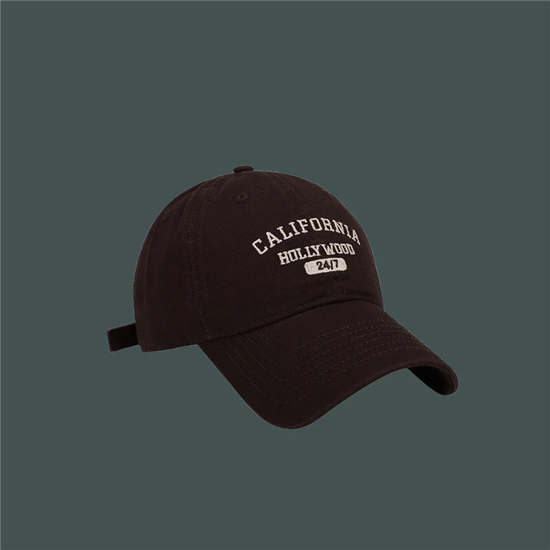 Retro Letter Embroidery Baseball Cap – Unisex Snapback Hat