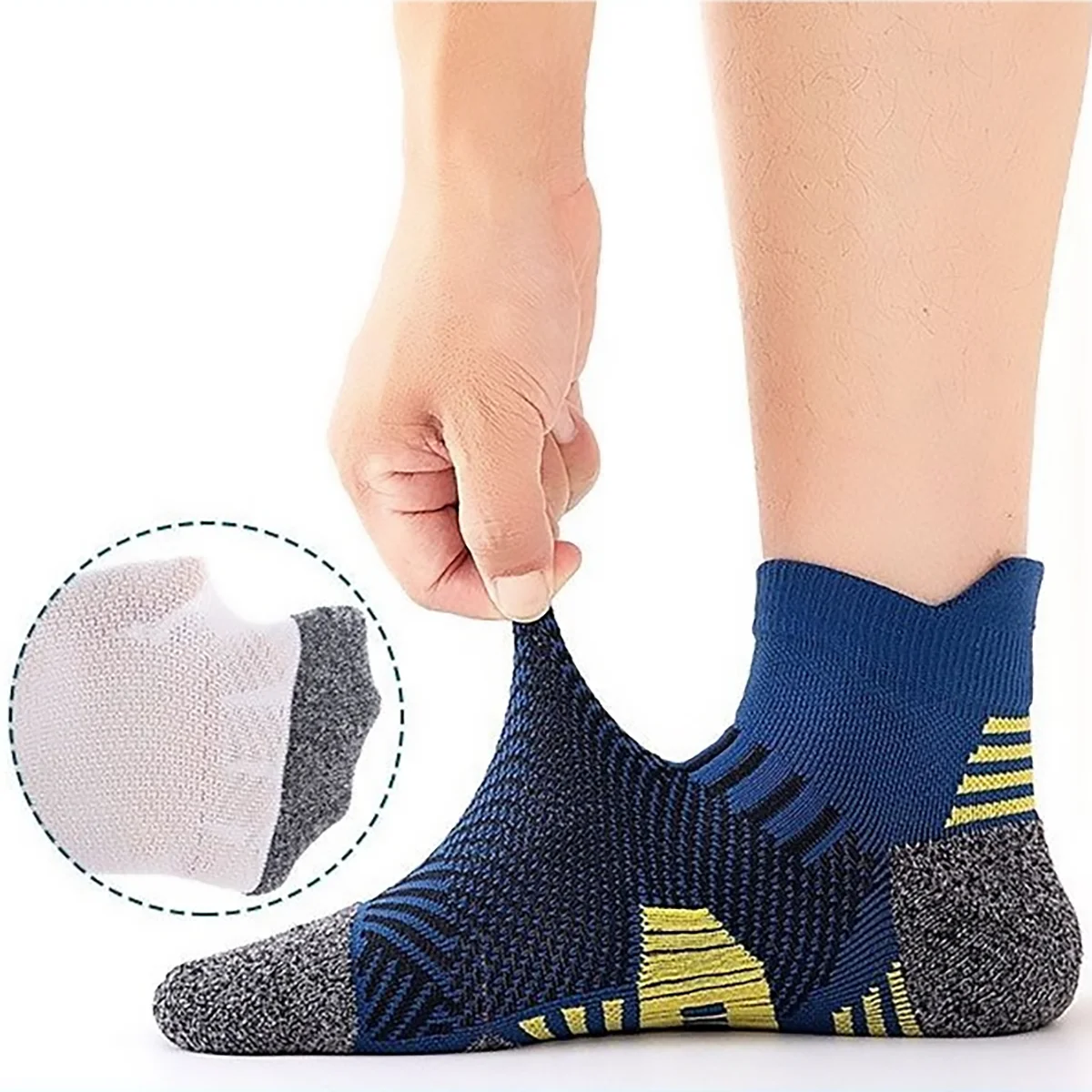 No-Show Sports Socks – 3-Pack for Men & Women | Running, Gym & Basketball