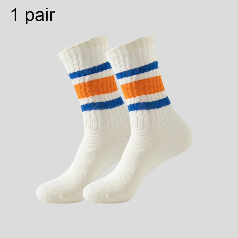 Men's & Women's Cotton Crew Socks – Casual, Running & Couple Socks