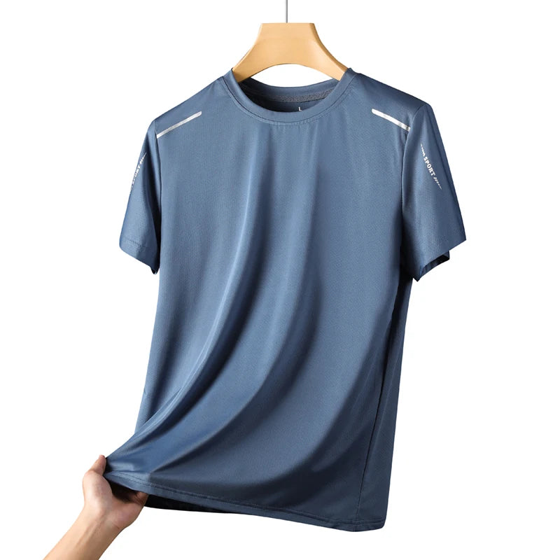 Men's Quick-Dry Athletic T-Shirt – Breathable Outdoor & Sports Tee