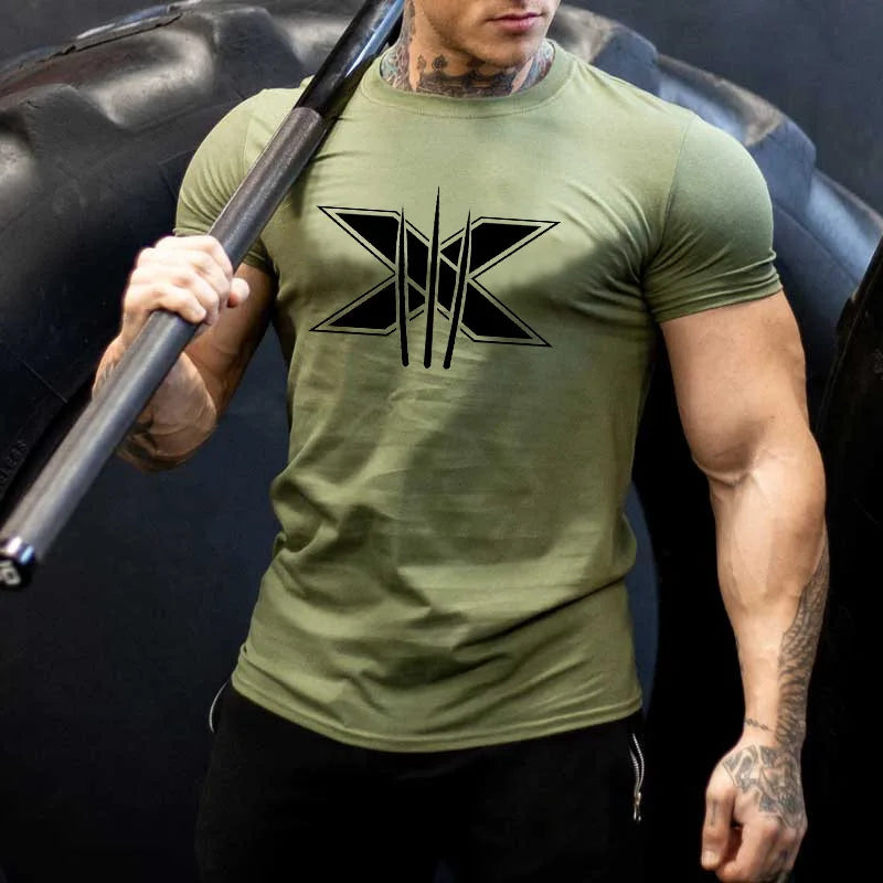 Men's Graphic Streetwear T-Shirt | Short Sleeve Workout & Casual Tee