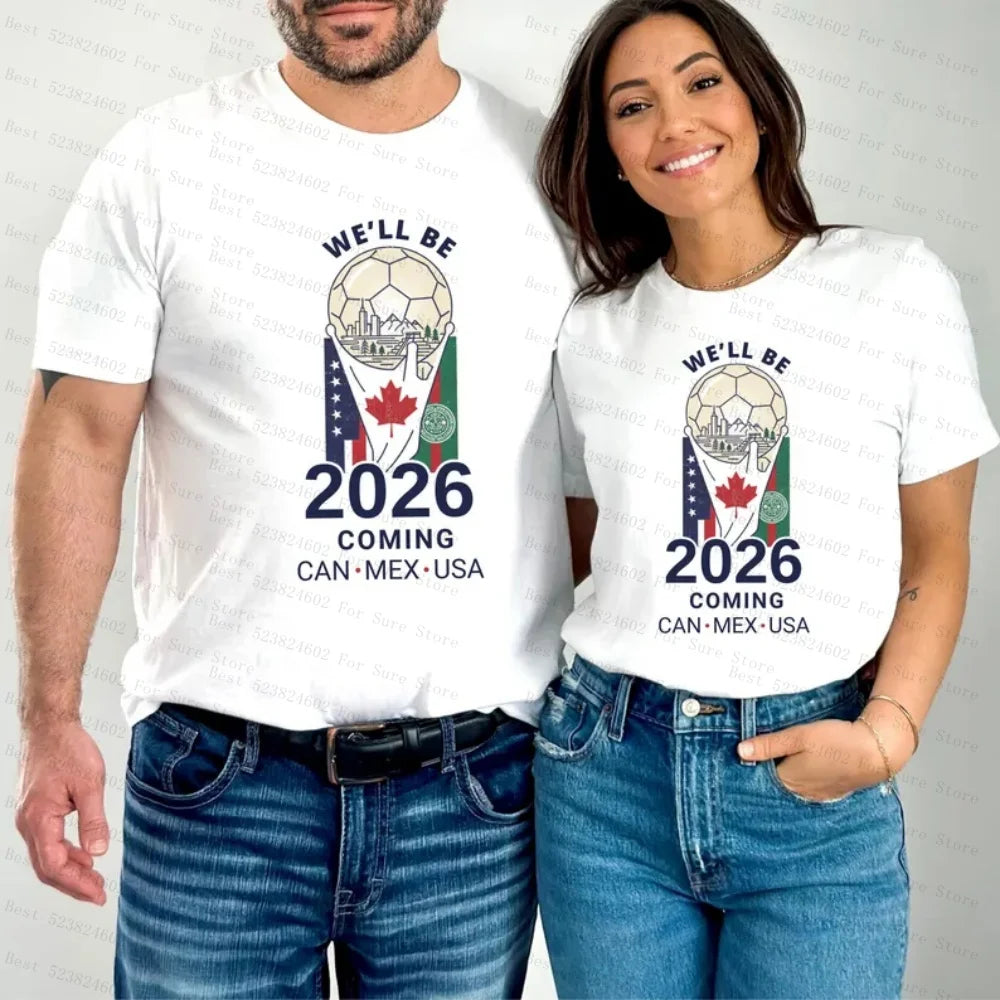 World Soccer 2026 T-Shirt | USA, Canada & Mexico Fan Tee
