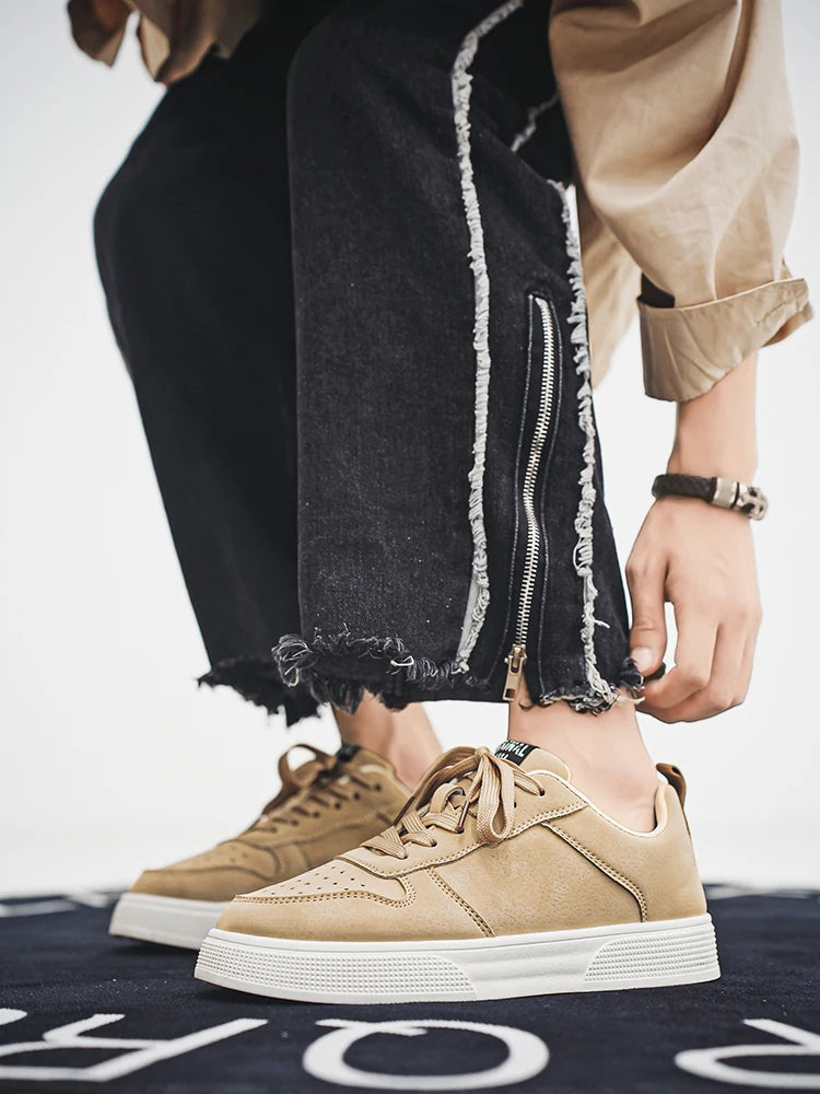 Men's Casual Skate Shoes – Lightweight Slip-Resistant Sneakers