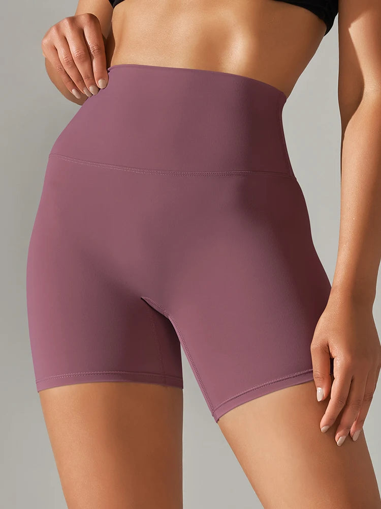 Women's High Waist Yoga Shorts | Squat-Proof Fitness & Gym Shorts