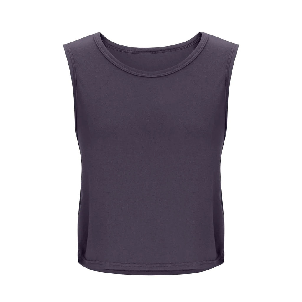 Women's Sleeveless Yoga Tank Top – Breathable Athletic Vest