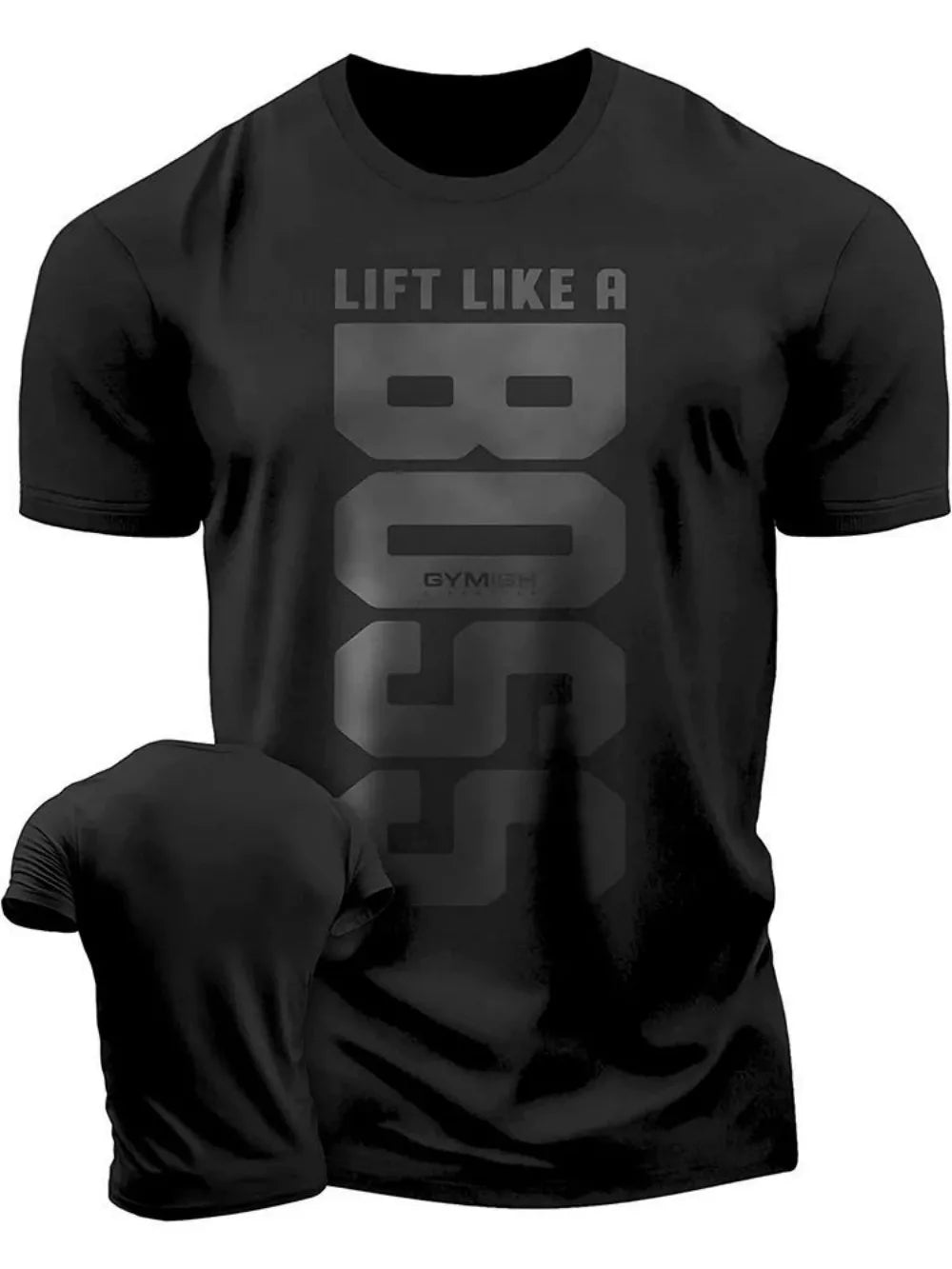 Men's Adrenaline Gym T-Shirt – Breathable, Quick-Dry, Letter Print for Workout & Casual Wear