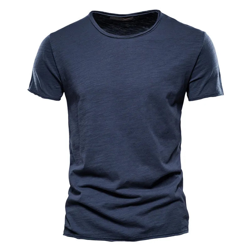 Men's 100% Cotton Casual T-Shirt – Lightweight, Breathable & Moisture-Wicking
