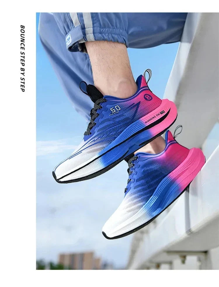 Carbon Plate Running Shoes – Lightweight, Breathable & Anti-Slip | Unisex