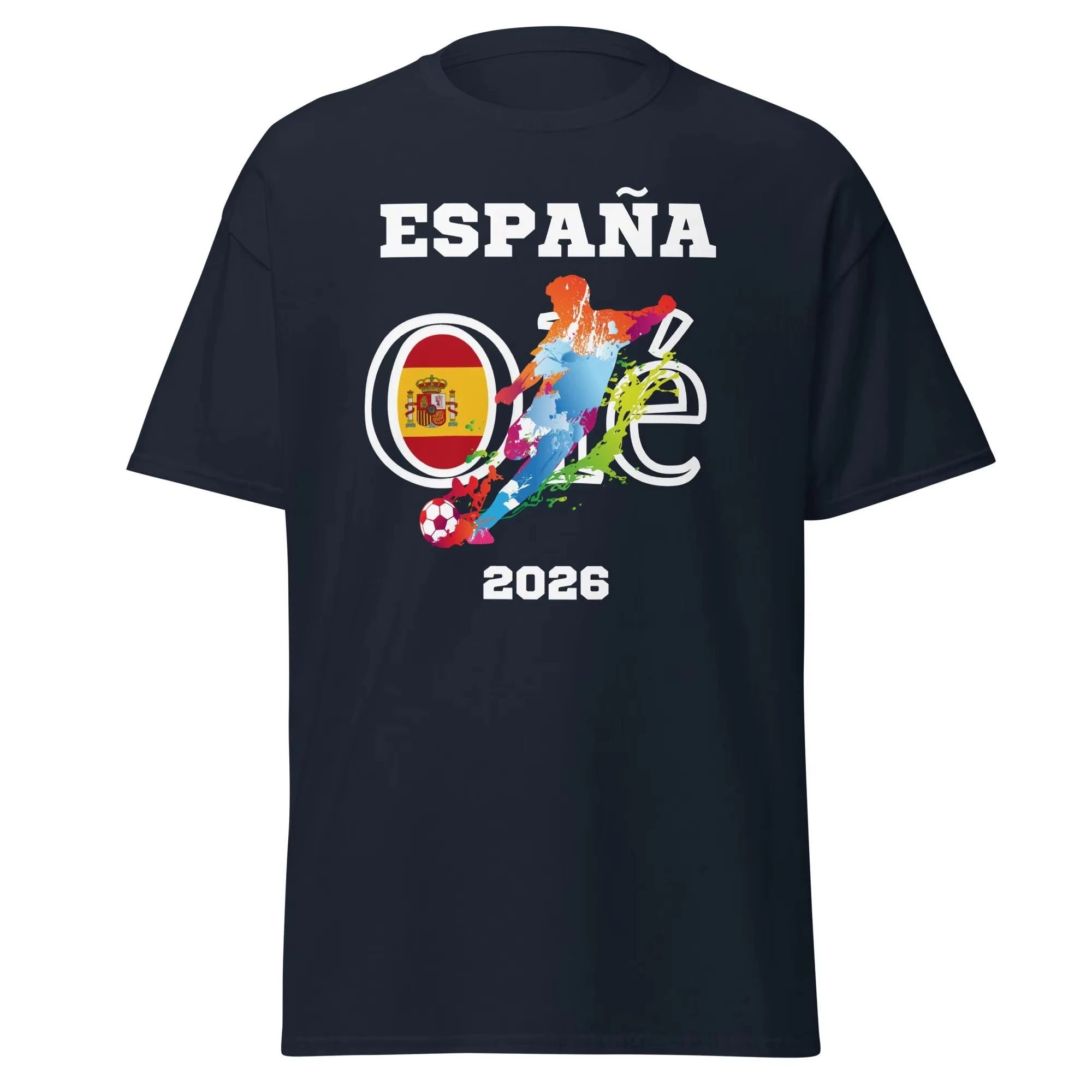 Spain Football T-Shirt | Unisex Loose Cotton Tee for Men & Women