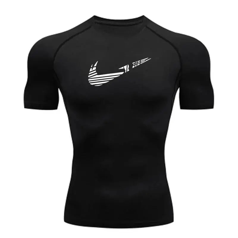 Men's Quick-Dry Compression Shirt – Rash Guard for Gym, Running & Water Sports
