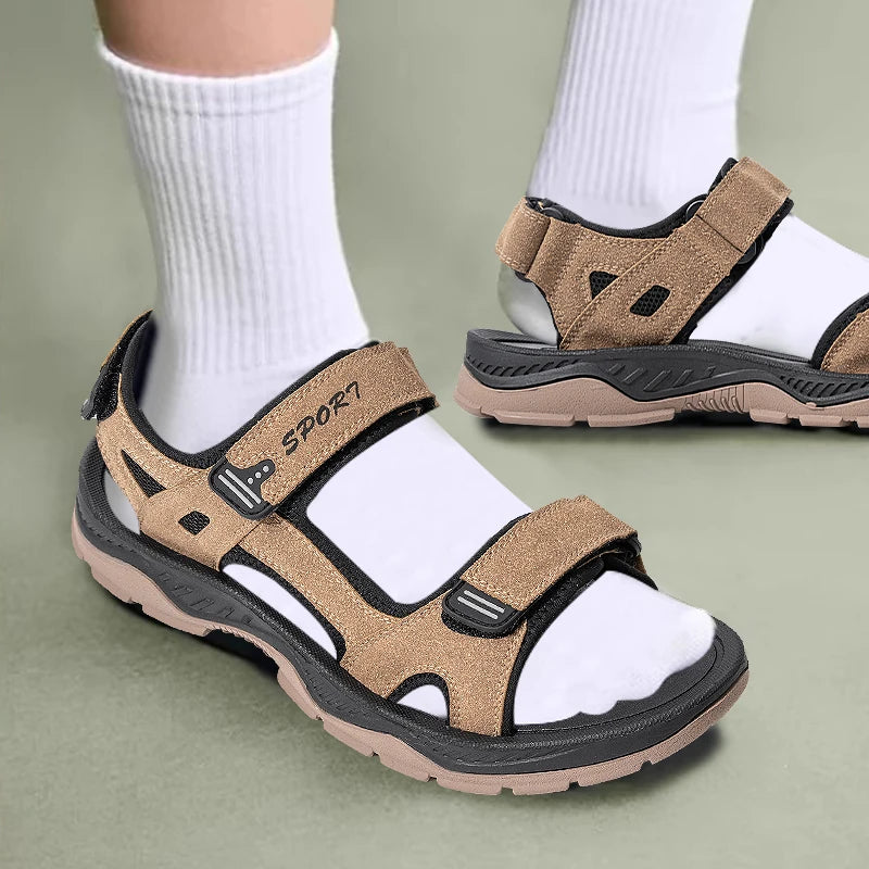 Men's Beach Sandals – Quick-Dry Breathable Water Shoes for Summer