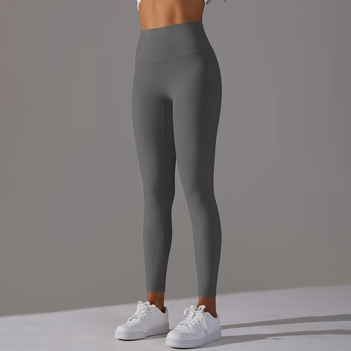 Women's High-Waist Seamless Leggings – Breathable Yoga, Running & Gym Pants (XS-XL, 30+ Colors)