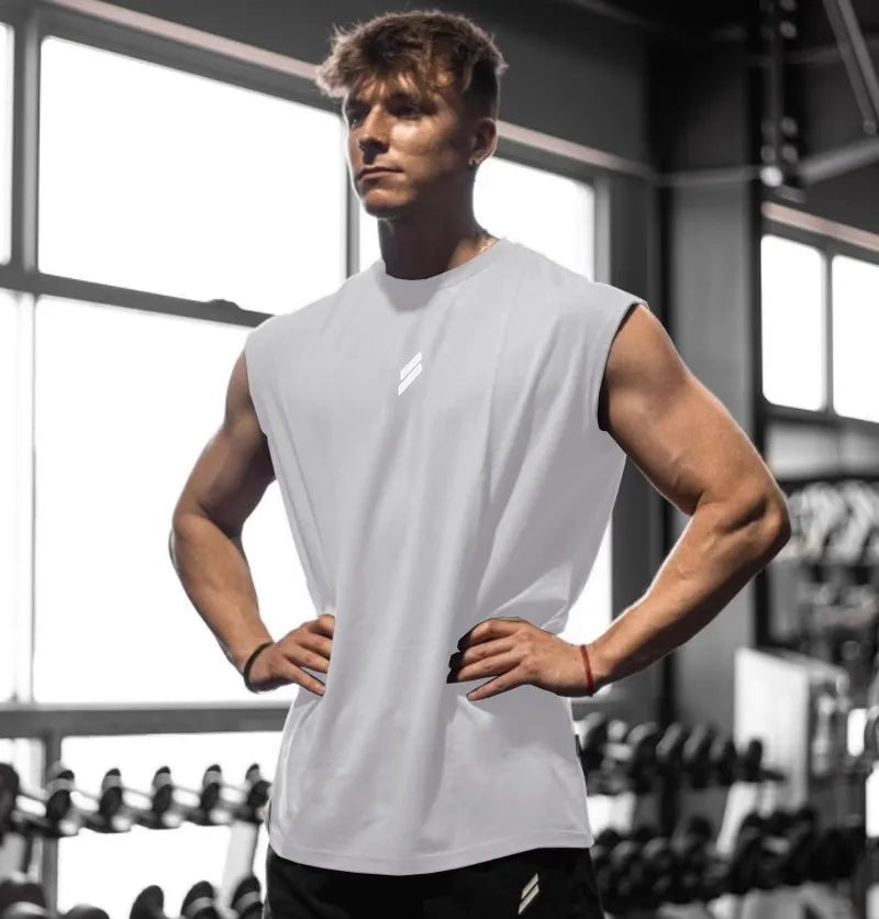 Men's Sleeveless Tank Top | Quick-Dry Training Vest