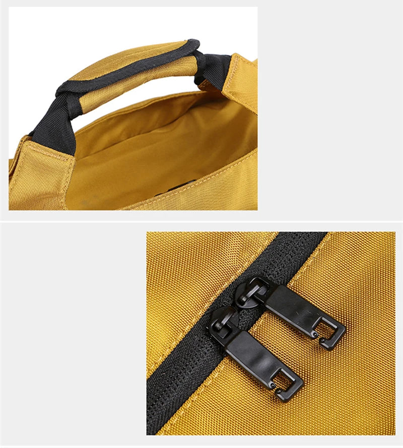 Men's Gym Duffle Bag | Waterproof Sports Travel Bag with Shoe Pocket