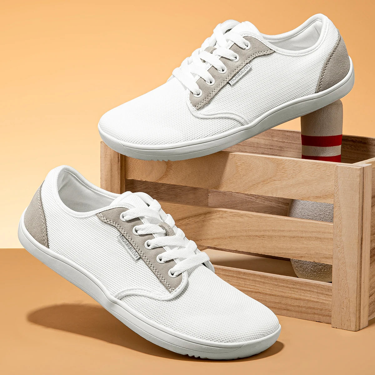 HOBIBEAR Barefoot Sneakers – Wide Toe Box, Zero Drop, Breathable Mesh | Unisex
