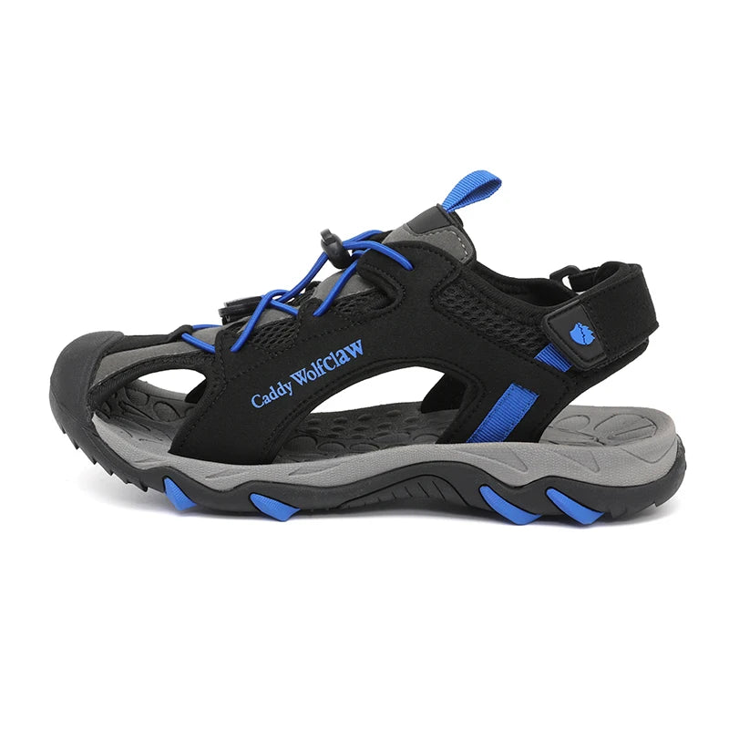 Men's Beach Sandals – Lightweight Non-Slip Ankle Strap Summer Shoes