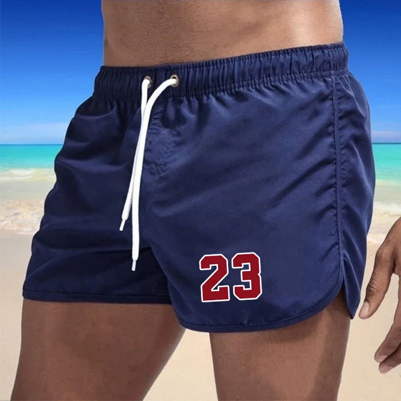 Men's Quick-Dry Beach Shorts – Breathable Swim Trunks with Pockets
