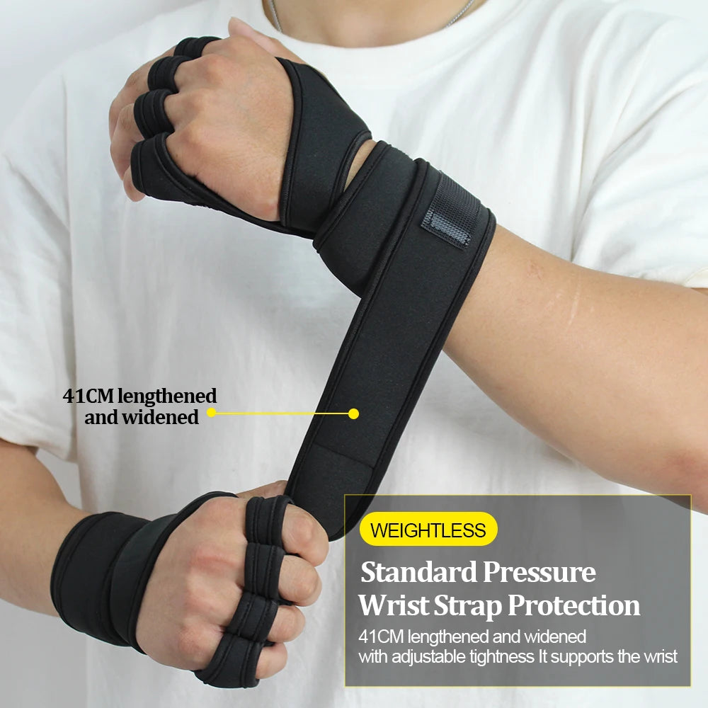 Wrist Support Weightlifting Gloves | Gym Training & Bodybuilding for Men & Women