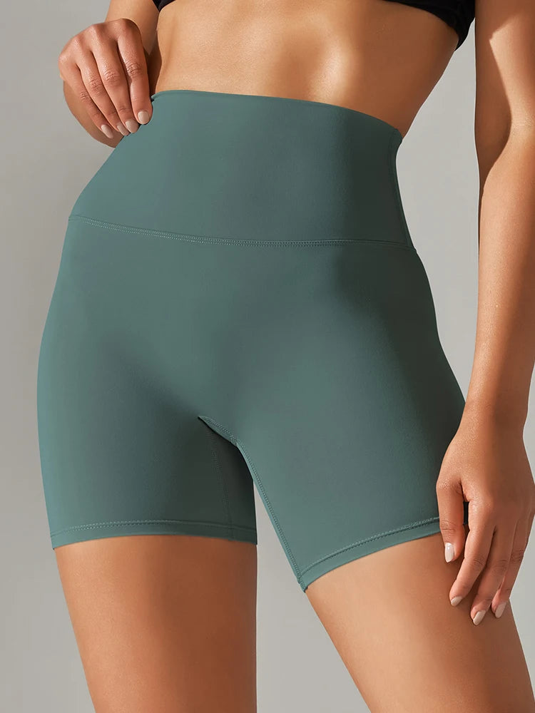 Women's High Waist Yoga Shorts | Squat-Proof Fitness & Gym Shorts