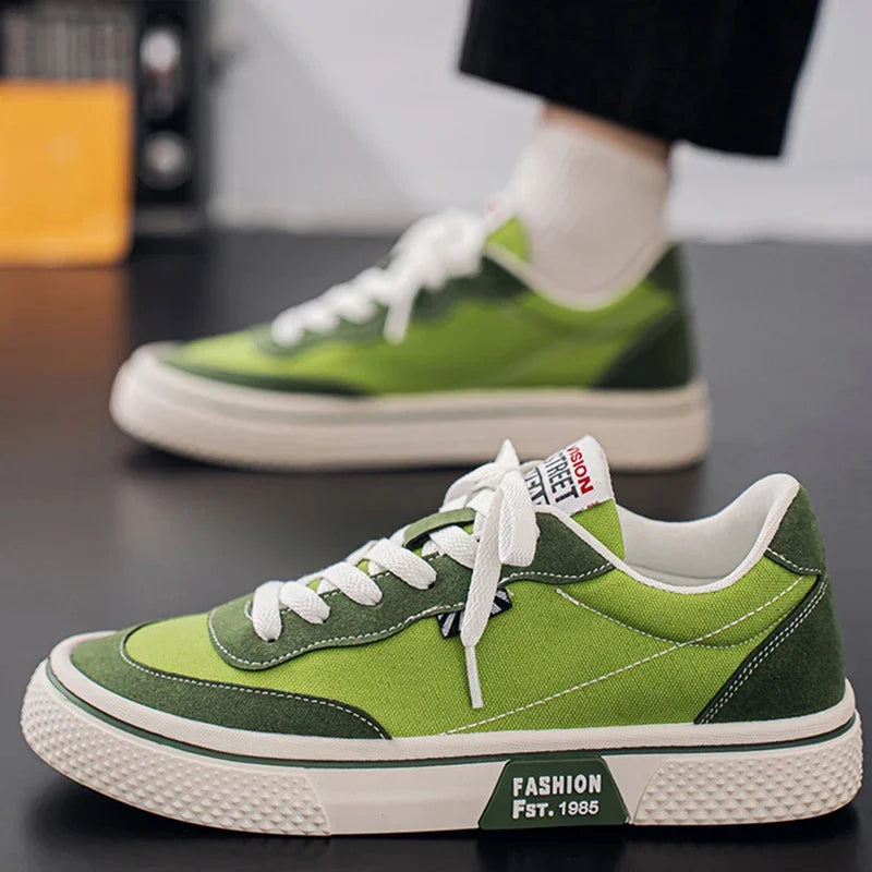 Unisex Canvas Sneakers – Colorful Anti-Slip Casual Shoes for Couples | Sizes 39–46