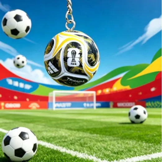 2026 FIFA World Cup Enamel Metal Keychain – UV Print Soccer Fan Souvenir