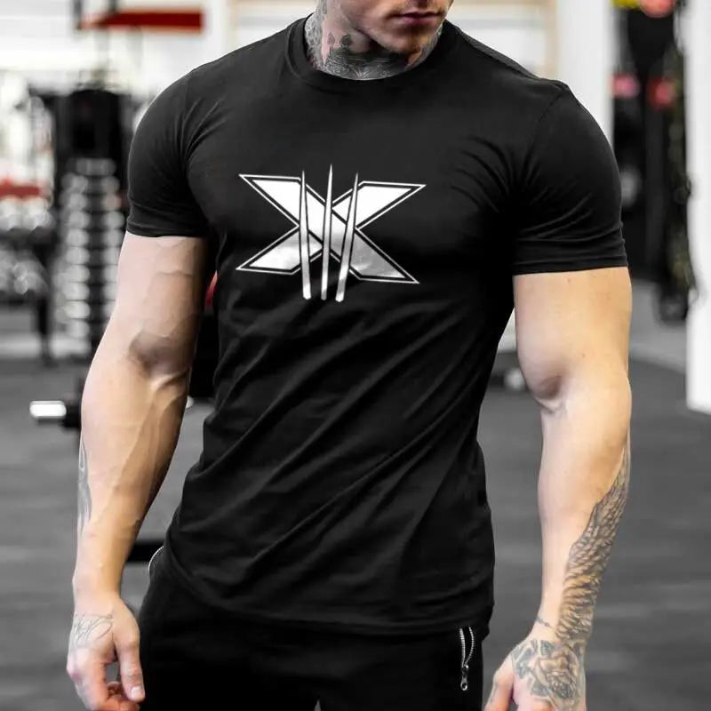 Men's Graphic Streetwear T-Shirt | Short Sleeve Workout & Casual Tee