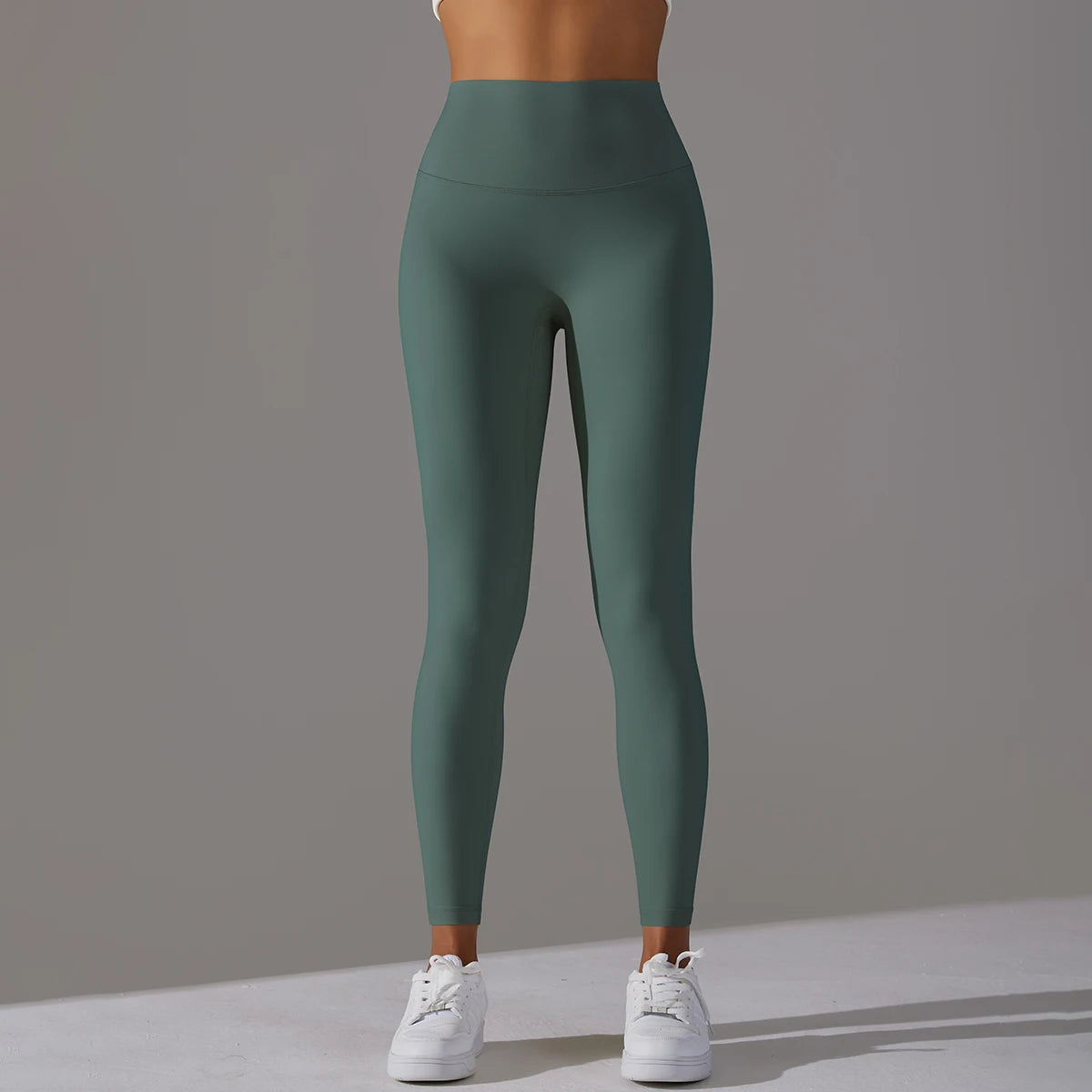 Women's High-Waist Seamless Leggings – Breathable Yoga, Running & Gym Pants (XS-XL, 30+ Colors)
