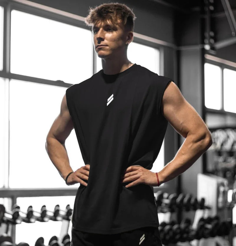 Men's Sleeveless Tank Top | Quick-Dry Training Vest